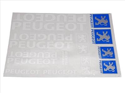 [PEUGEOT / UNIVERZÁLIS] - MATRICA KLT. PEUGEOT NAGY /FEHÉR/